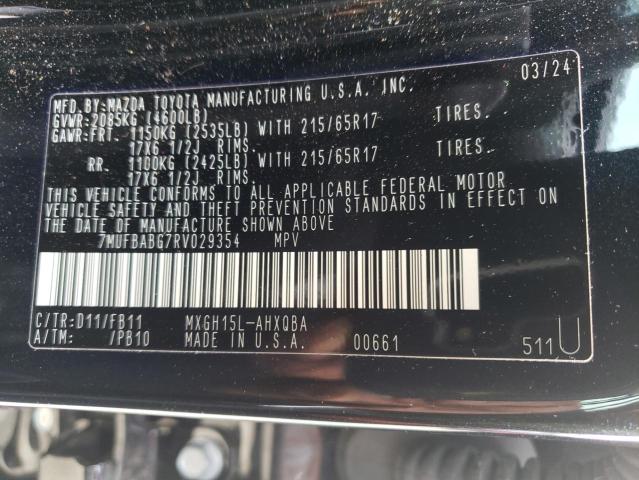 2024 TOYOTA COROLLA CR - 7MUFBABG7RV029354