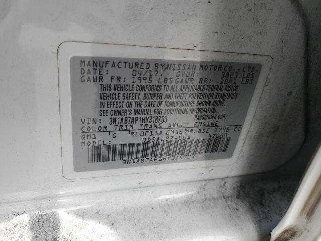 2017 NISSAN SENTRA S - 3N1AB7AP1HY318703