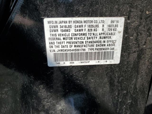 2017 HONDA FIT LX - JHMGK5H54HS001799