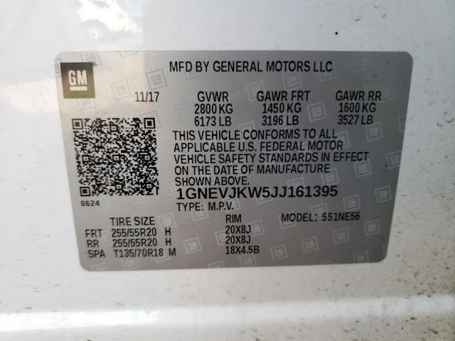 2018 CHEVROLET TRAVERSE P - 1GNEVJKW5JJ161395
