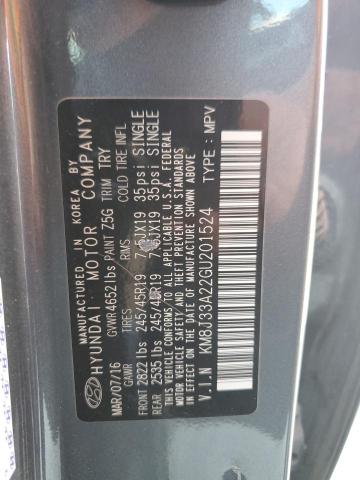 2016 HYUNDAI TUCSON LIM - KM8J33A22GU201524