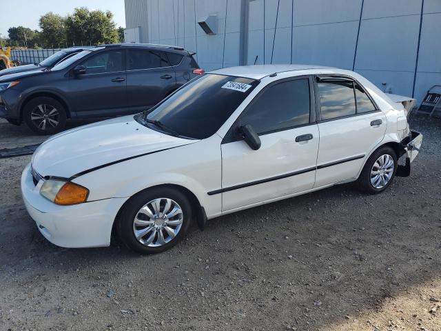 MAZDA PROTEGE DX 1999 white sedan 4d gas JM1BJ2224X0107532 photo #1