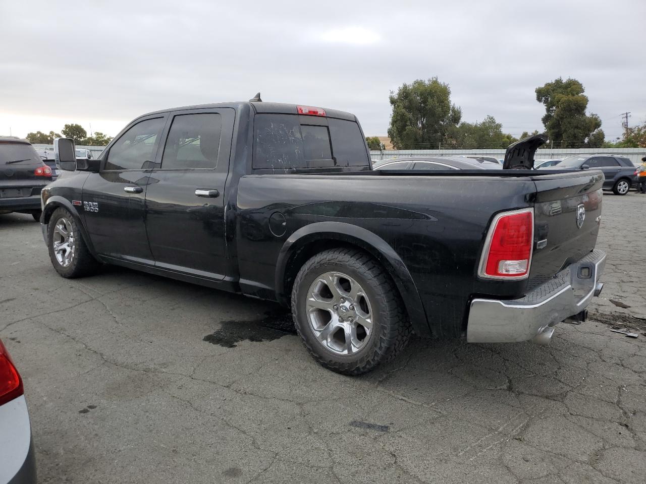 RAM 1500 LARAM 2014 black crew pic diesel 1C6RR7VM3ES313970 photo #3