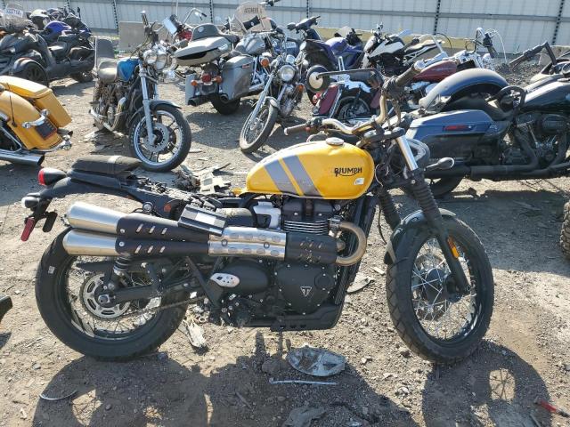 TRIUMPH MOTORCYCLE SCRAMBLER 2024 yellow  gas SMTD44G72RTBP1168 photo #1