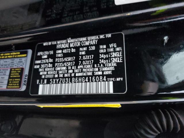 2017 HYUNDAI SANTA FE S - 5XYZU3LB6HG416084