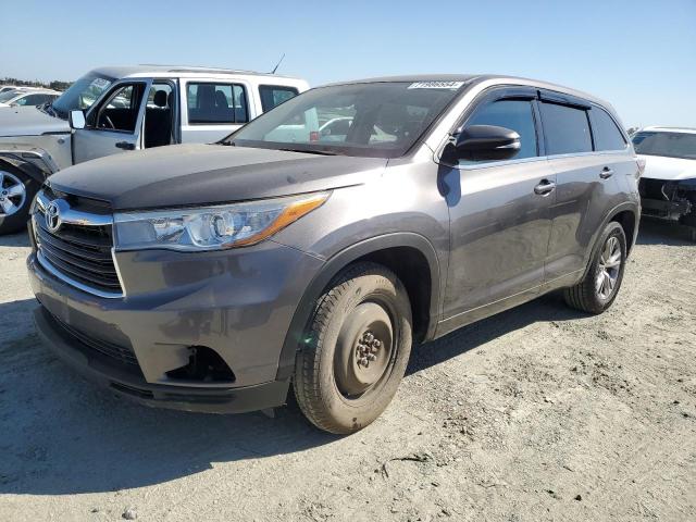 VIN 5TDZKRFH1ES034276 2014 Toyota Highlander, LE no.1