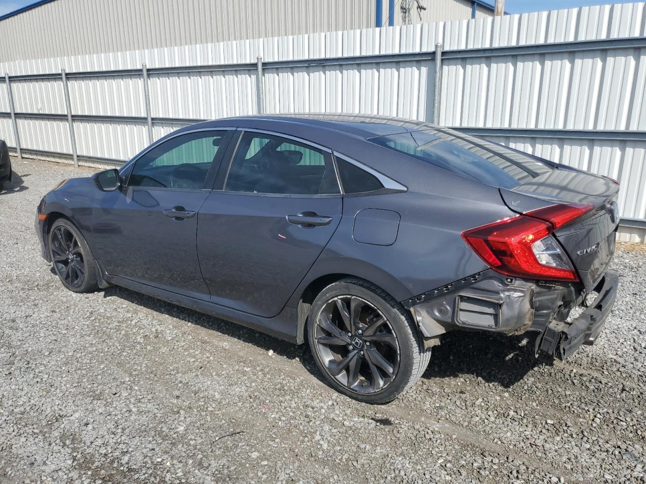 Lot #2952554156 2020 HONDA CIVIC SPOR