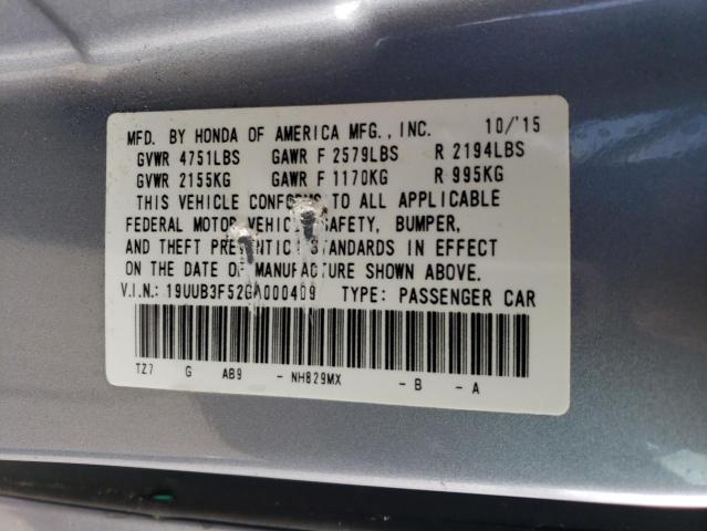 2016 ACURA TLX TECH - 19UUB3F52GA000409