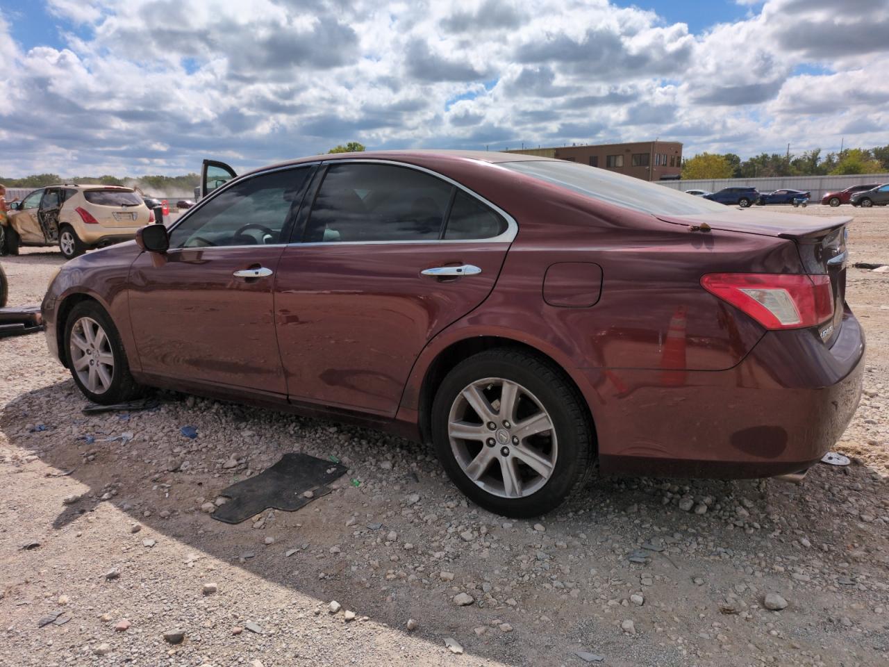 LEXUS ES 350 2008 maroon  gas JTHBJ46G182271231 photo #3