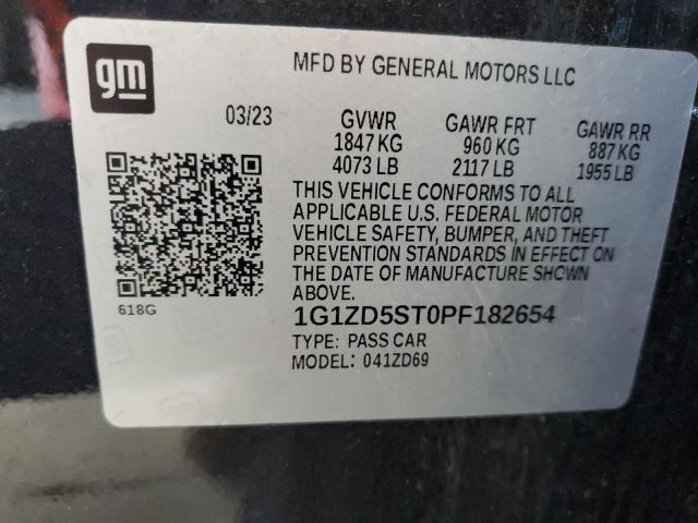 2023 CHEVROLET MALIBU LT - 1G1ZD5ST0PF182654