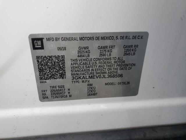 2018 GMC TERRAIN SL - 3GKALMEV0JL368596