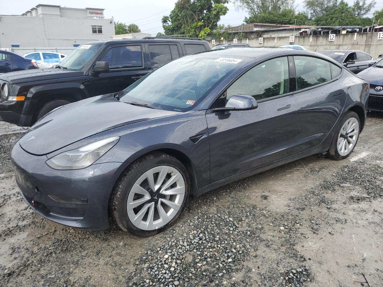 Lot #2869107260 2023 TESLA MODEL 3