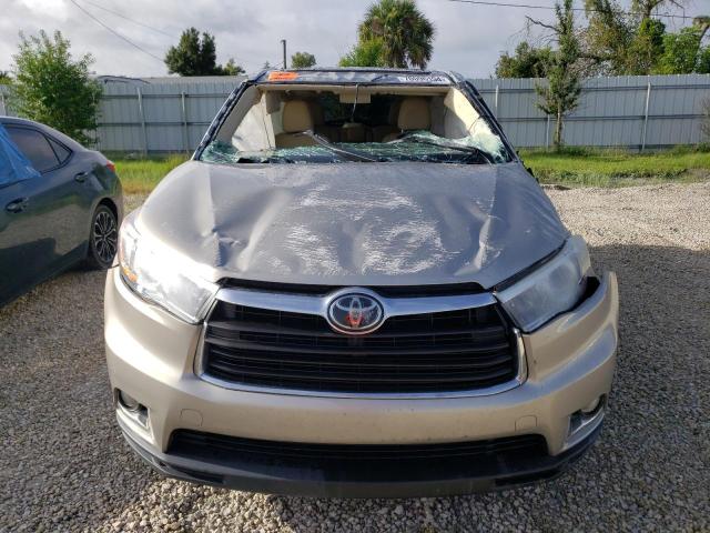 VIN 5TDYKRFH8FS043893 2015 Toyota Highlander, Limited no.5