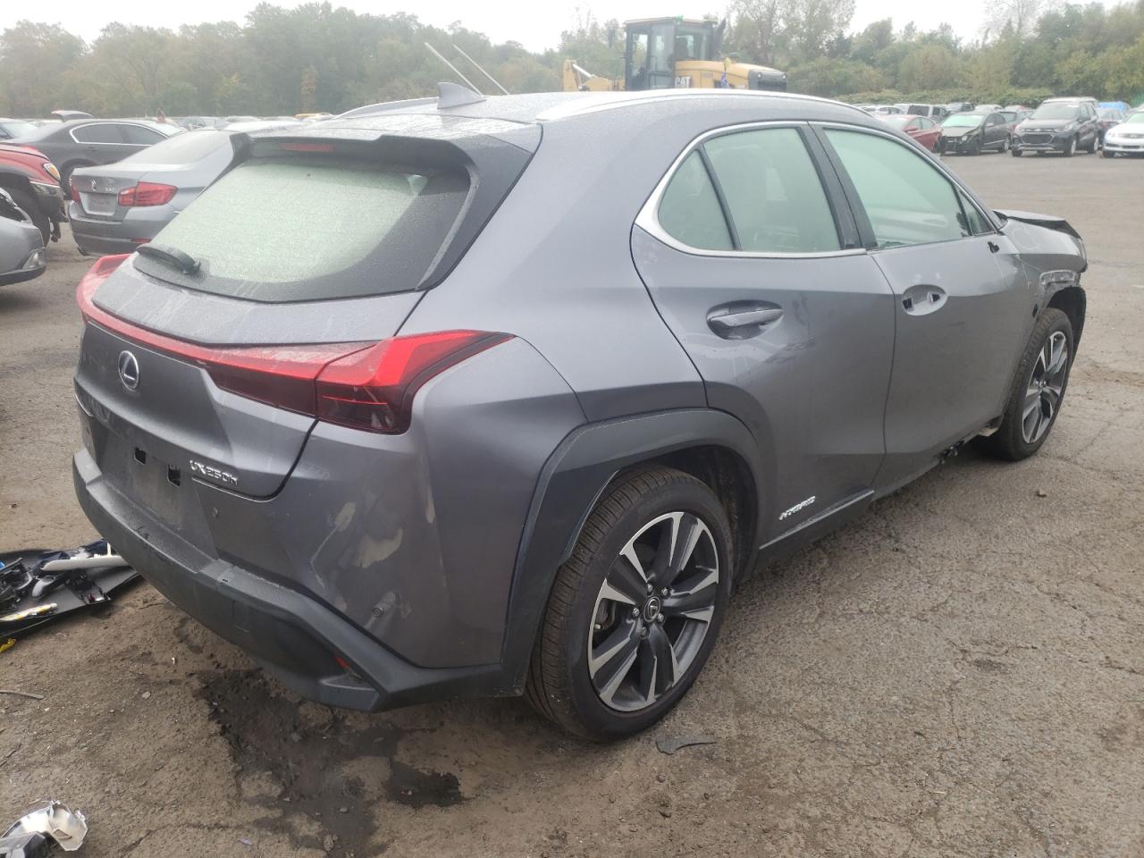 LEXUS UX 250H 2021 gray  hybrid engine JTHP9JBHXM2051124 photo #4