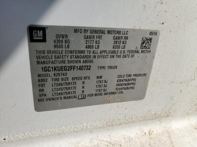 2015 CHEVROLET SILVERADO - 1GC1KUEG2FF140732