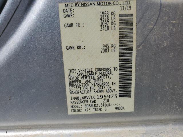 2020 NISSAN ALTIMA S - 1N4BL4BV7LC195975