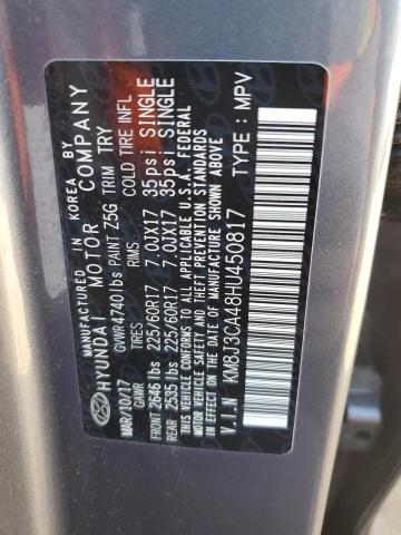 2017 HYUNDAI TUCSON LIM - KM8J3CA48HU450817