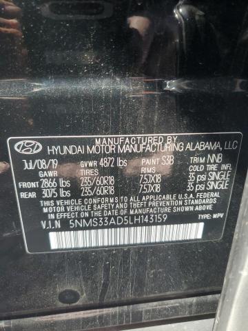 2020 HYUNDAI SANTA FE S - 5NMS33AD5LH143159