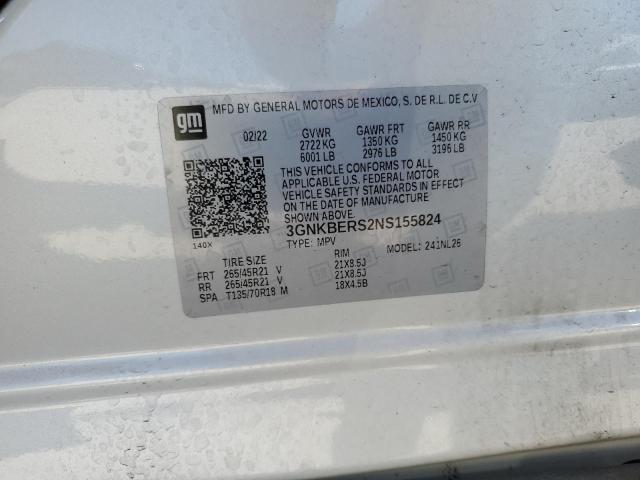 2022 CHEVROLET BLAZER RS - 3GNKBERS2NS155824
