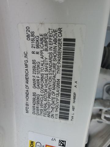 2020 HONDA ACCORD LX - 1HGCV1F13LA120654