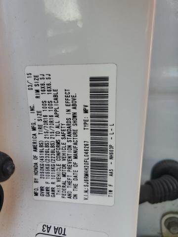 2015 HONDA CR-V LX - 5J6RM4H30FL046267