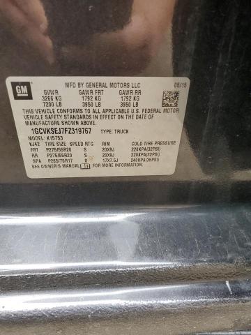2015 CHEVROLET SILVERADO - 1GCVKSEJ7FZ319767