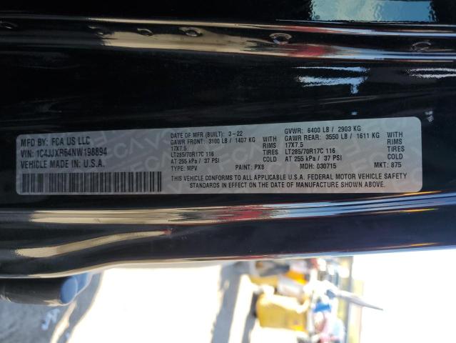 2022 JEEP WRANGLER U - 1C4JJXR64NW198894