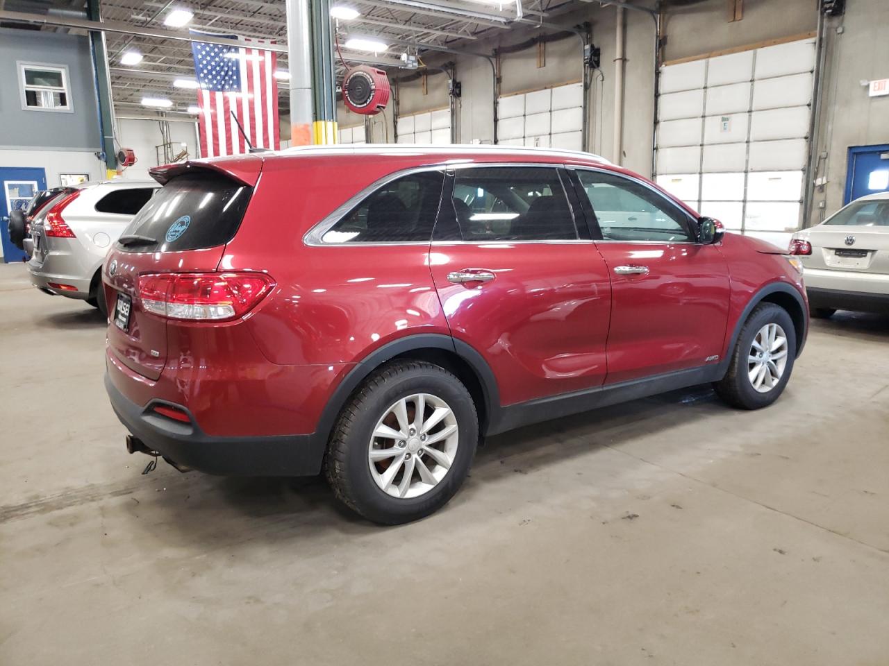 KIA SORENTO LX 2017 red 4dr spor gas 5XYPGDA35HG323489 photo #4