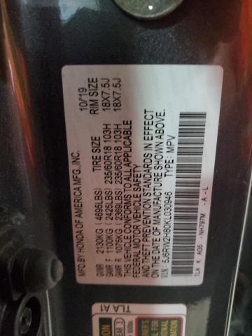 2019 HONDA CR-V EXL - 5J6RW2H80KL030946