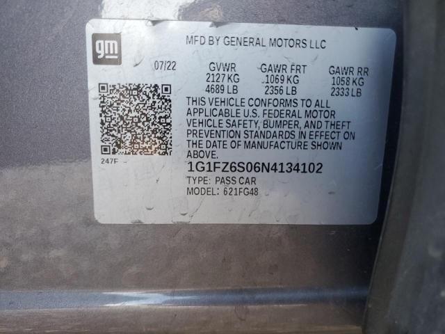 2022 CHEVROLET BOLT EUV P - 1G1FZ6S06N4134102
