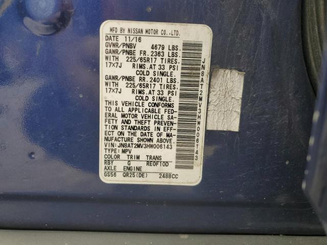 2017 NISSAN ROGUE S - JN8AT2MV3HW006143