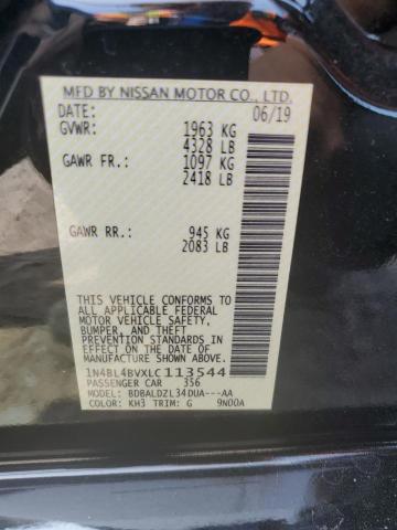 2020 NISSAN ALTIMA S - 1N4BL4BVXLC113544