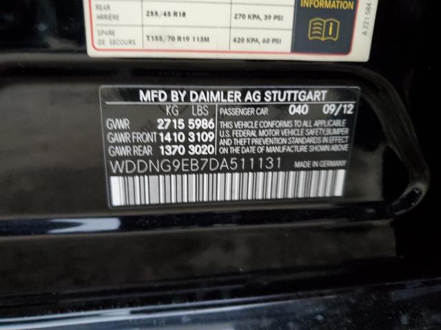 VIN WDDNG9EB7DA511131 2013 Mercedes-Benz S-Class, 5... no.13