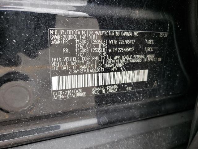 2020 TOYOTA RAV4 XLE - 2T3W1RFV1LW082013