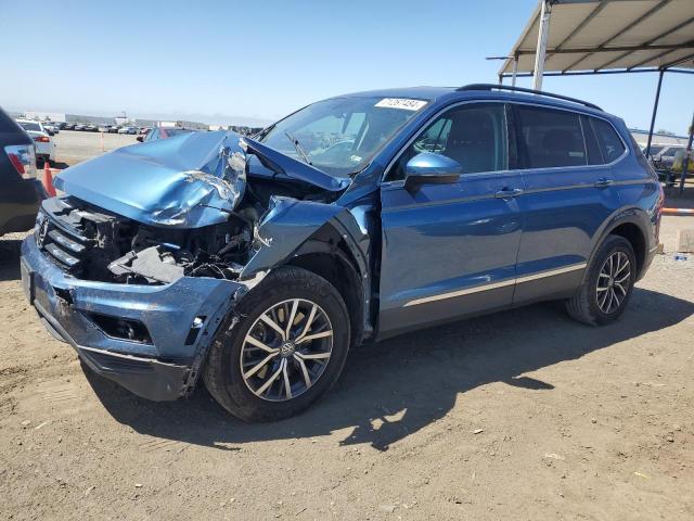 VOLKSWAGEN TIGUAN SE 2020 blue  gas 3VV2B7AX7LM092122 photo #1