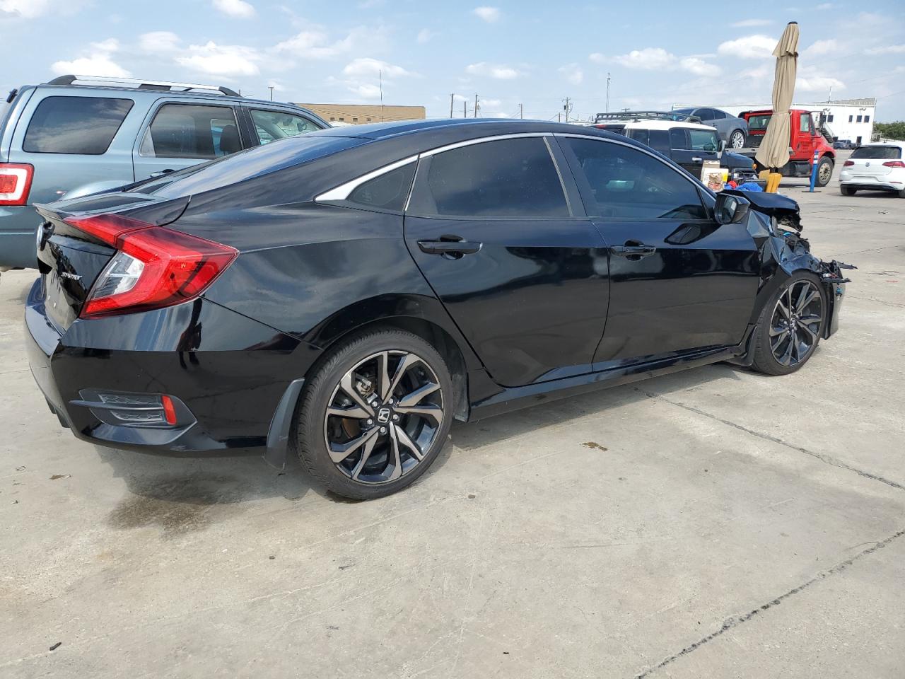 Lot #2872192223 2021 HONDA CIVIC SPOR