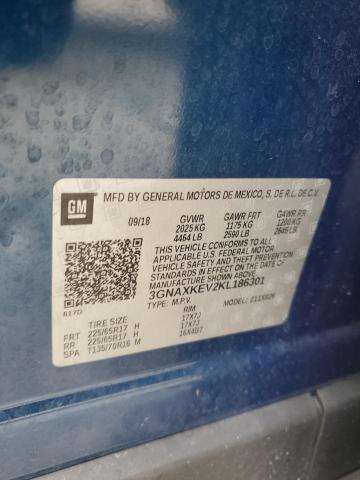 2019 CHEVROLET EQUINOX LT - 3GNAXKEV2KL186301