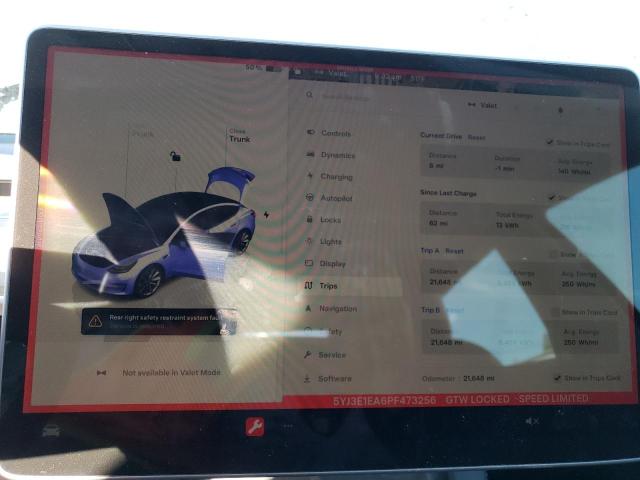 2023 TESLA MODEL 3 - 5YJ3E1EA6PF473256