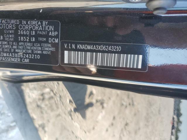 VIN KNADM4A3XD6243210 2013 KIA Rio, LX no.13