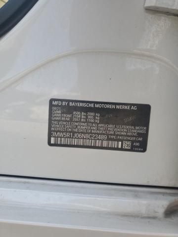 2022 BMW 330I - 3MW5R1J06N8C23489