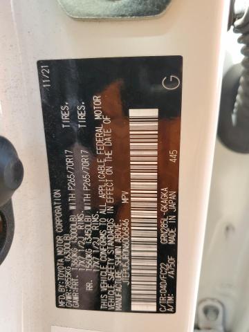 2022 TOYOTA 4RUNNER SR - JTEPU5JR0N6006846