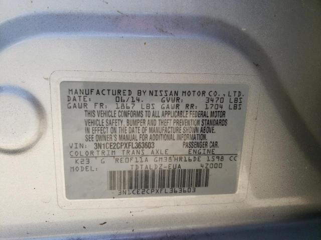 2015 NISSAN VERSA NOTE - 3N1CE2CPXFL363603