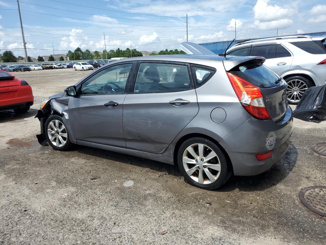 Lot #2823861192 2014 HYUNDAI ACCENT GLS