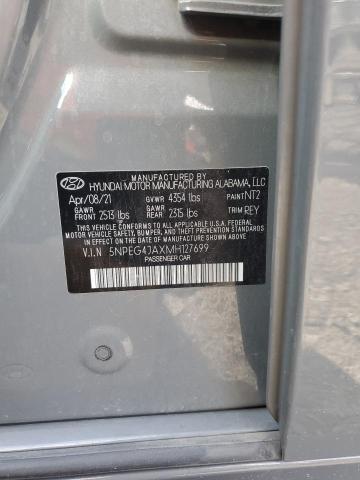 2021 HYUNDAI SONATA SE 5NPEG4JAXMH127699  71457694