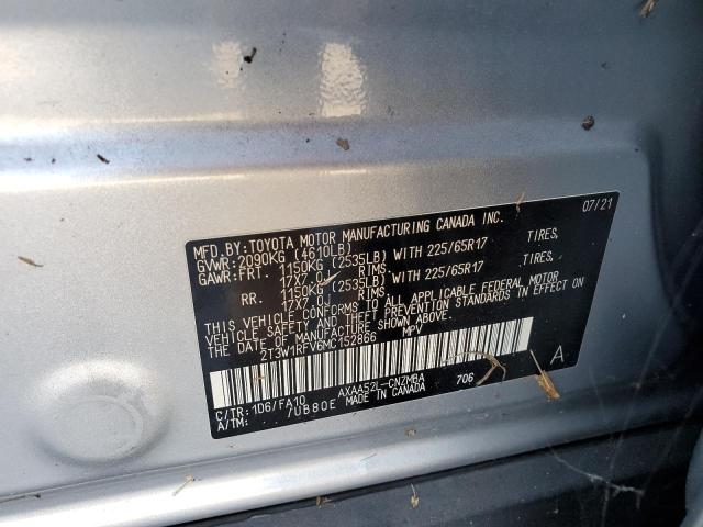 2021 TOYOTA RAV4 XLE - 2T3W1RFV6MC152866