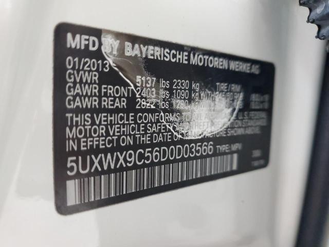 VIN 5UXWX9C56D0D03566 2013 BMW X3, Xdrive28I no.13