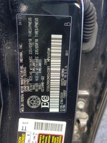 2021 TOYOTA HIGHLANDER - 5TDGZRBH2MS543381