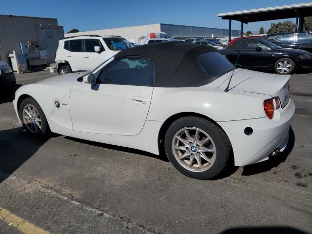 BMW Z4 2.5 2004 white  gas 4USBT33514LS52489 photo #3