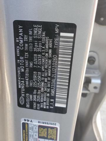2020 HYUNDAI TUCSON LIM - KM8J33AL2LU210260