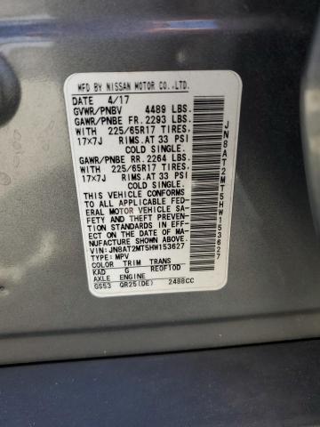 2017 NISSAN ROGUE S - JN8AT2MT5HW153627